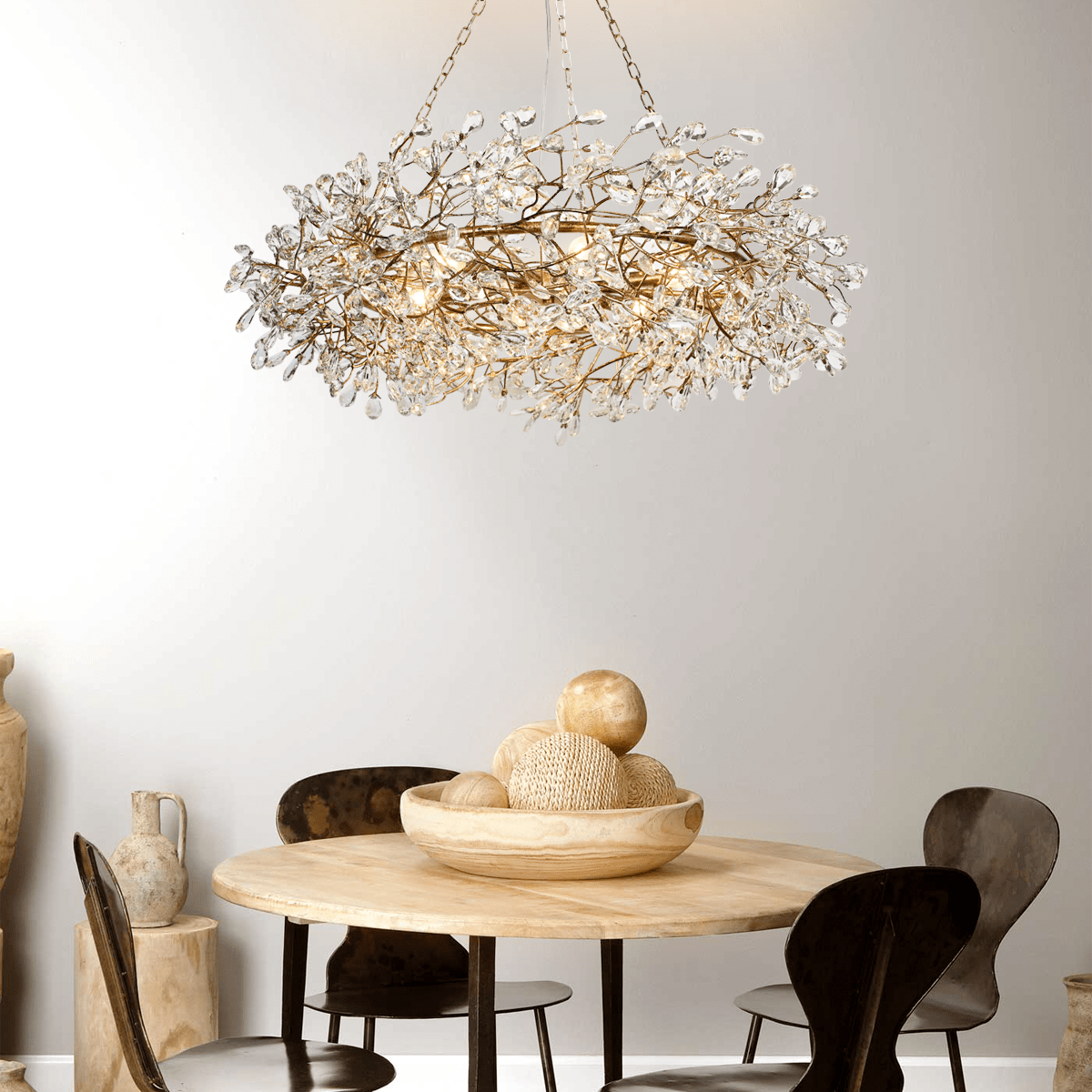 Fiore Crown Chandelier 39''48''60'' - GILDLAMPS