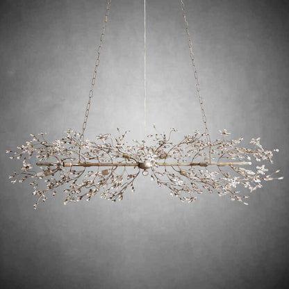 Fiore Linear Chandelier 43" 51" 68"W - GILDLAMPS