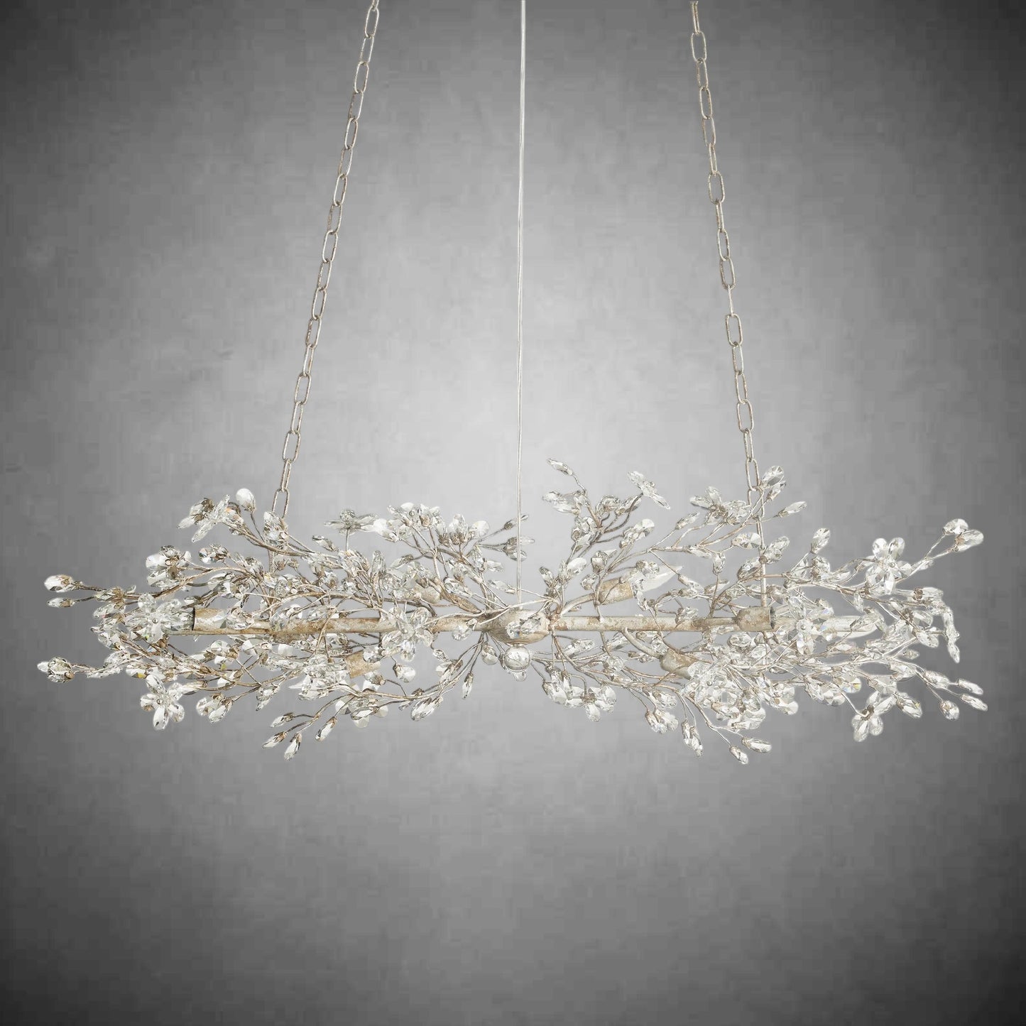 Fiore Linear Chandelier 43" 51" 68"W - GILDLAMPS