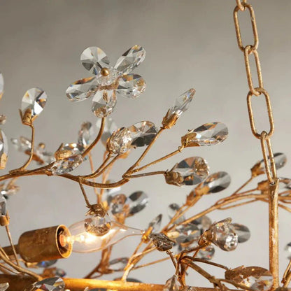 Fiore Linear Chandelier 43" 51" 68"W - GILDLAMPS