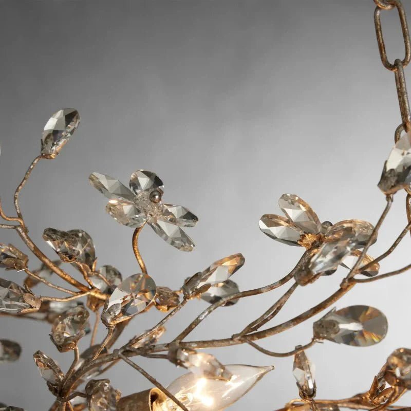 Fiore Linear Chandelier 43" 51" 68"W - GILDLAMPS