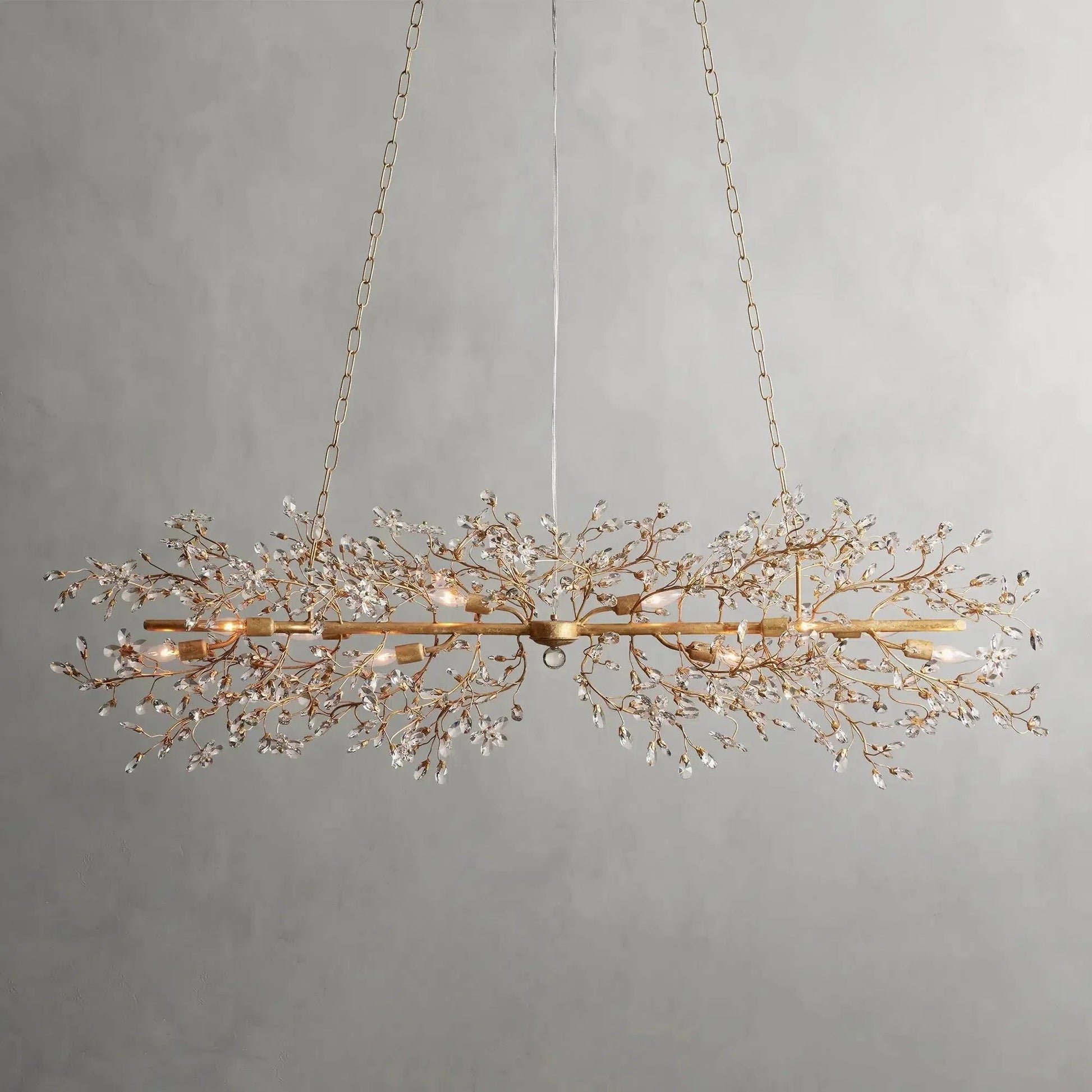 Fiore Linear Chandelier 43''51''68'' - GILDLAMPS