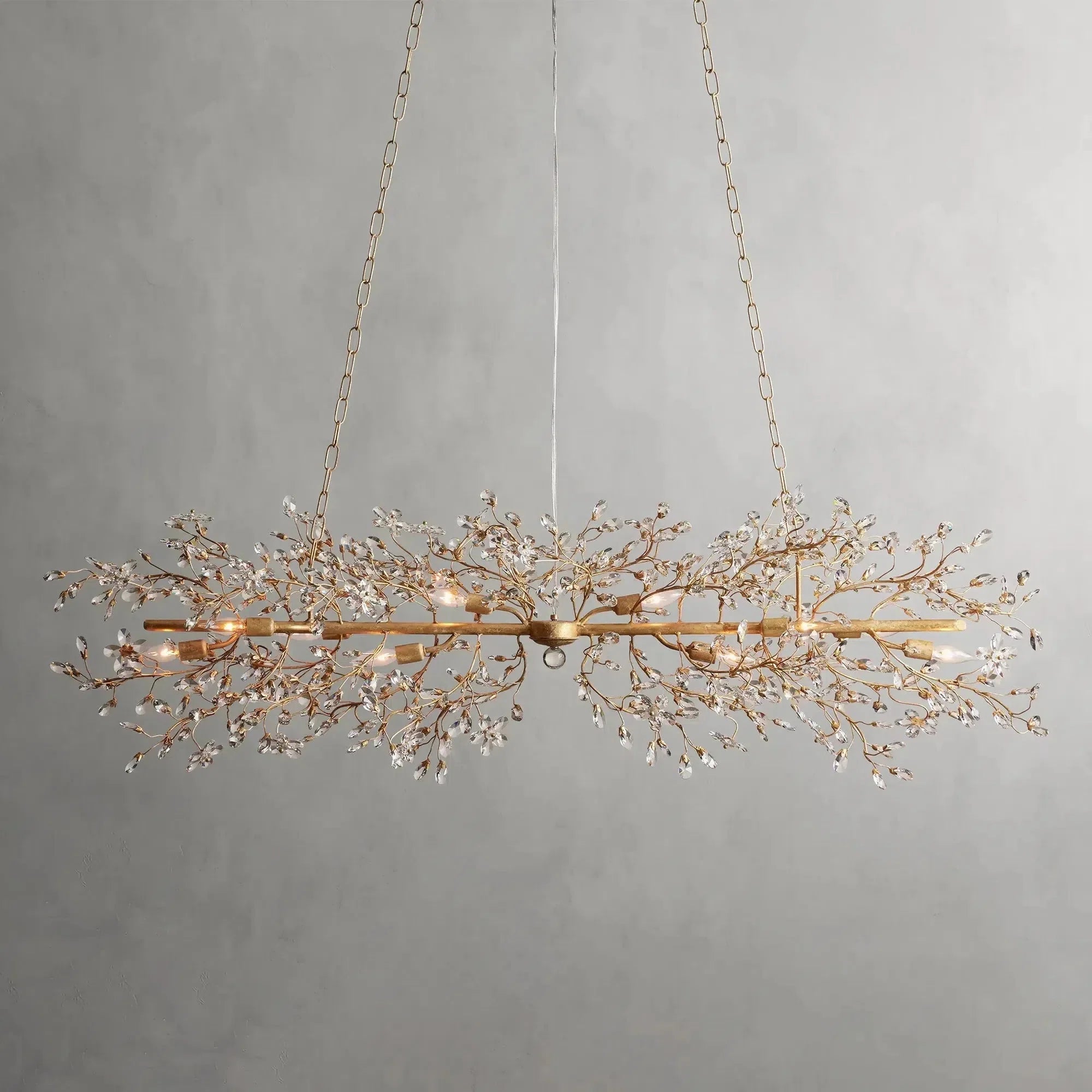 Fiore Linear Chandelier 43''51''68'' - GILDLAMPS