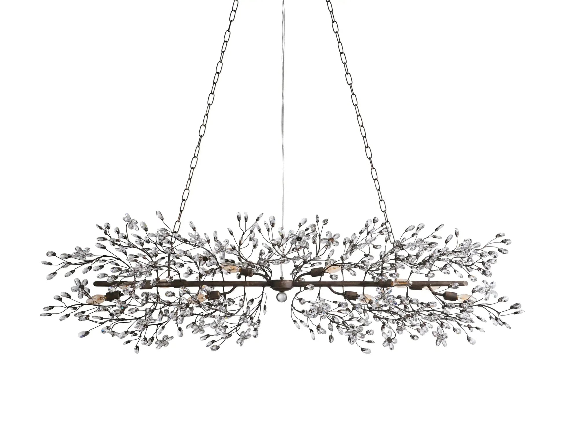 Fiore Linear Chandelier 43''51''68'' - GILDLAMPS