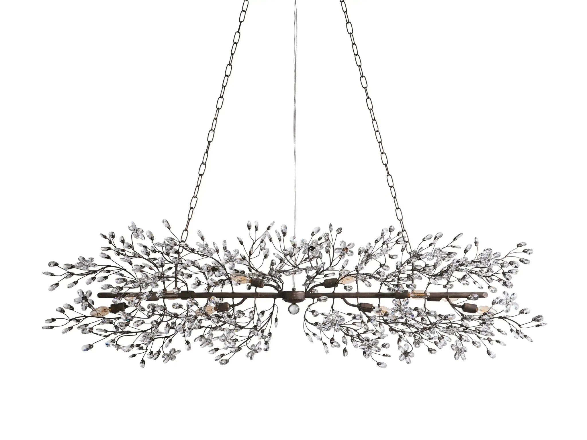 Fiore Linear Chandelier 43''51''68'' - GILDLAMPS