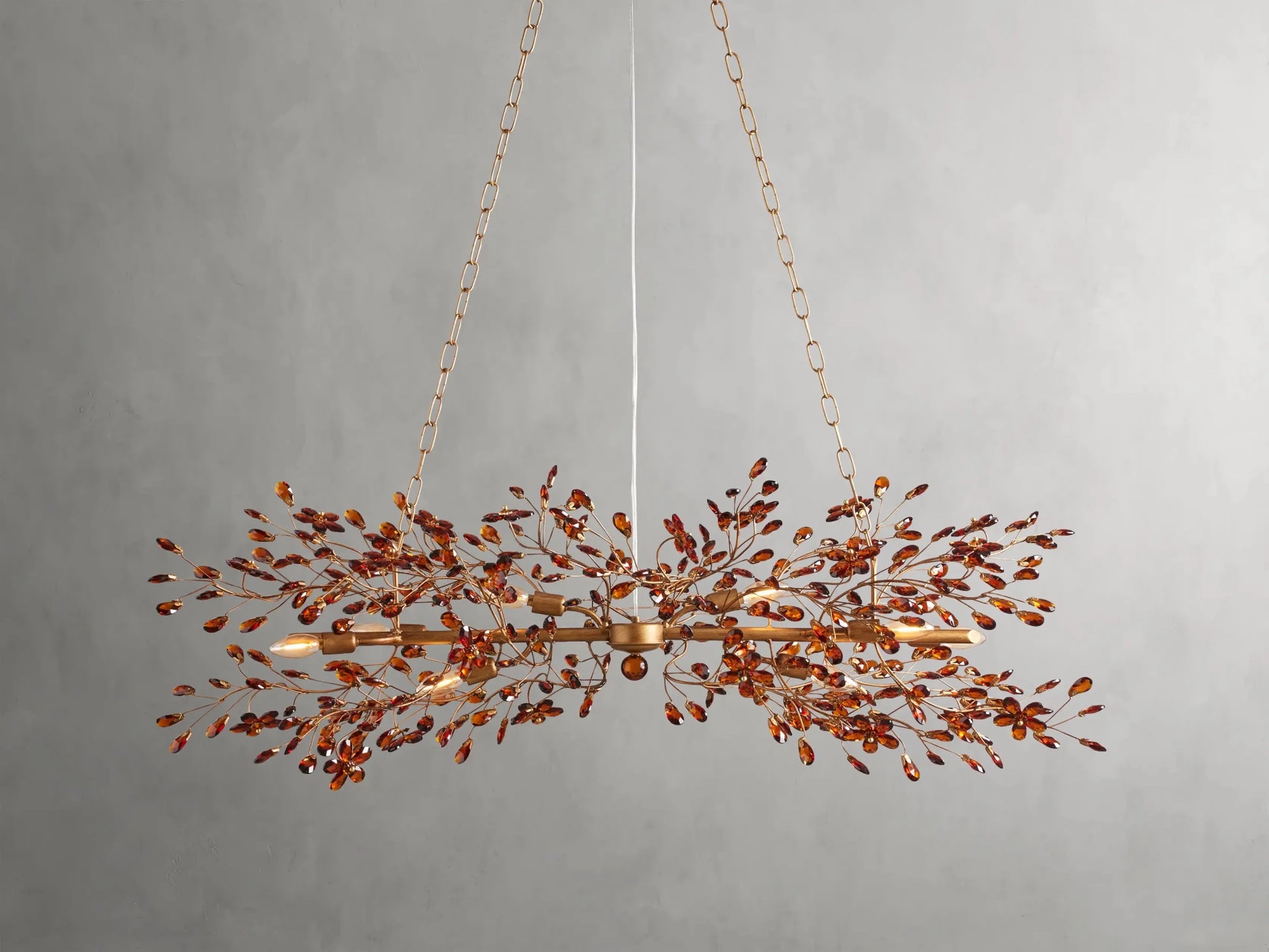Fiore Linear Chandelier 43''51''68'' - GILDLAMPS