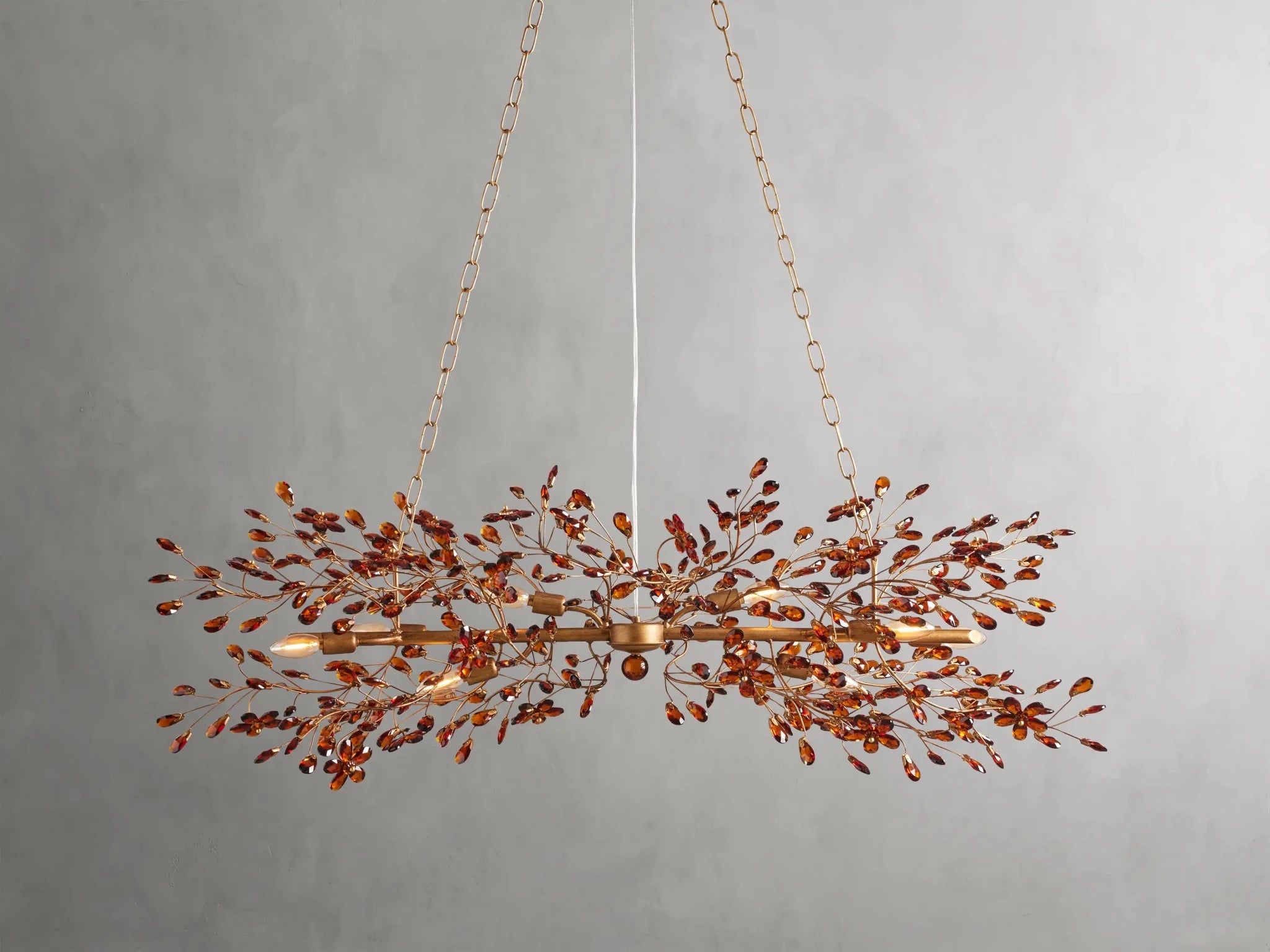 Fiore Linear Chandelier 43''51''68'' - GILDLAMPS