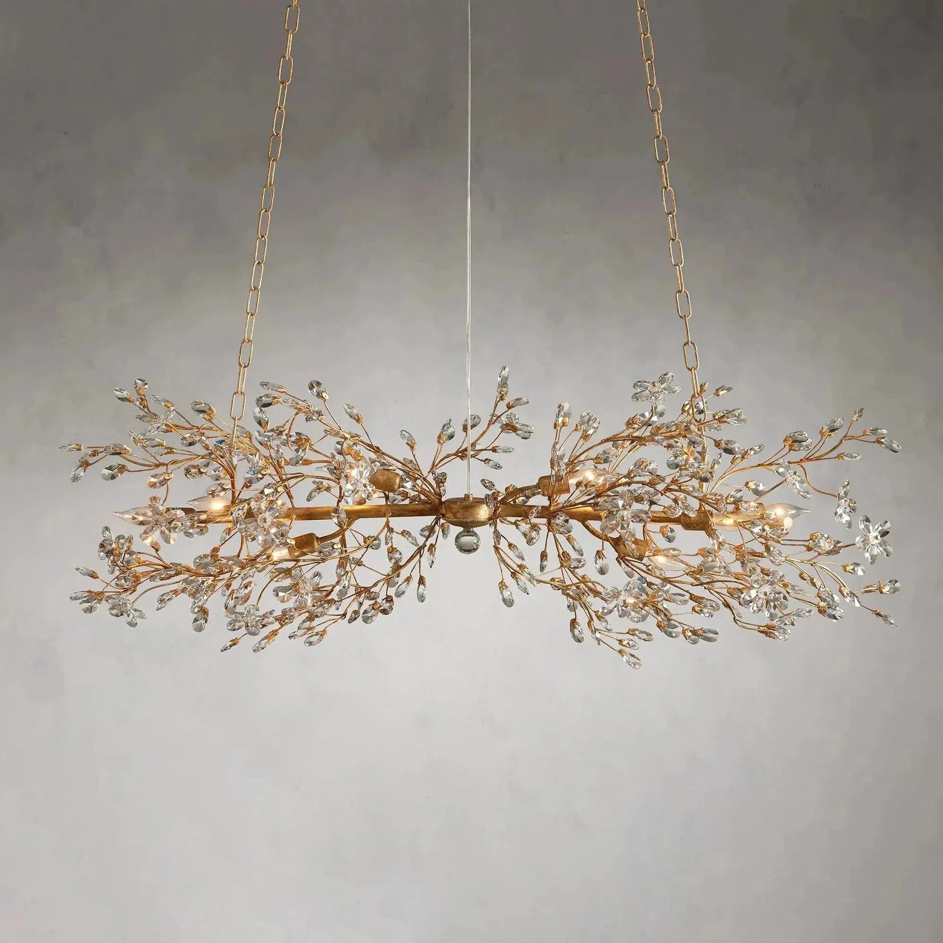 Fiore Linear Chandelier 43''51''68'' - GILDLAMPS