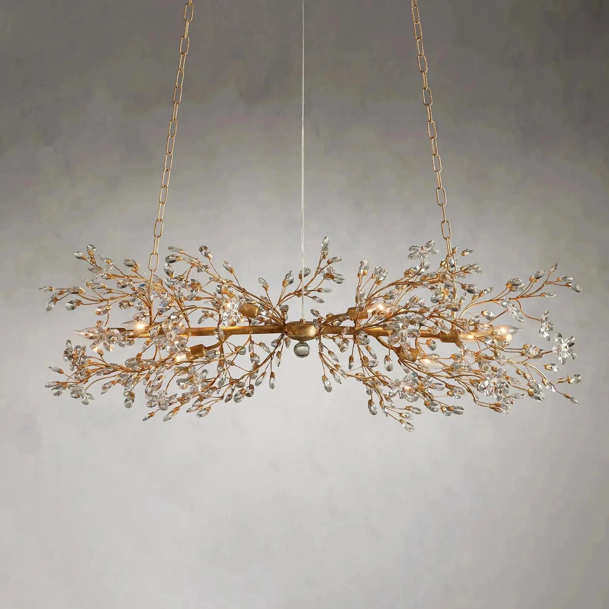 Fiore Linear Chandelier 43''51''68'' - GILDLAMPS