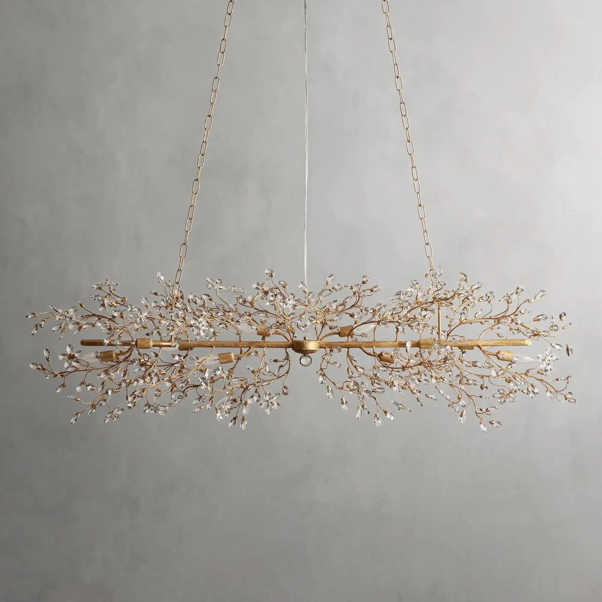 Fiore Linear Chandelier 43''51''68'' - GILDLAMPS