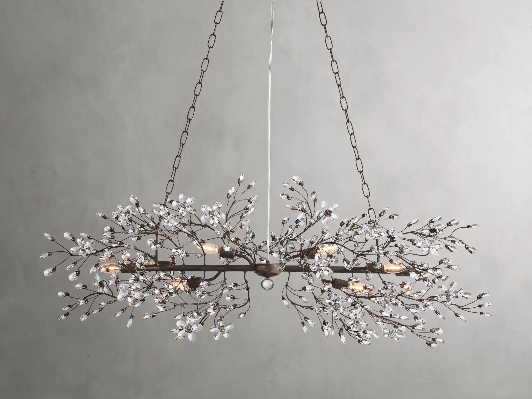 Fiore Linear Chandelier 43''51''68'' - GILDLAMPS