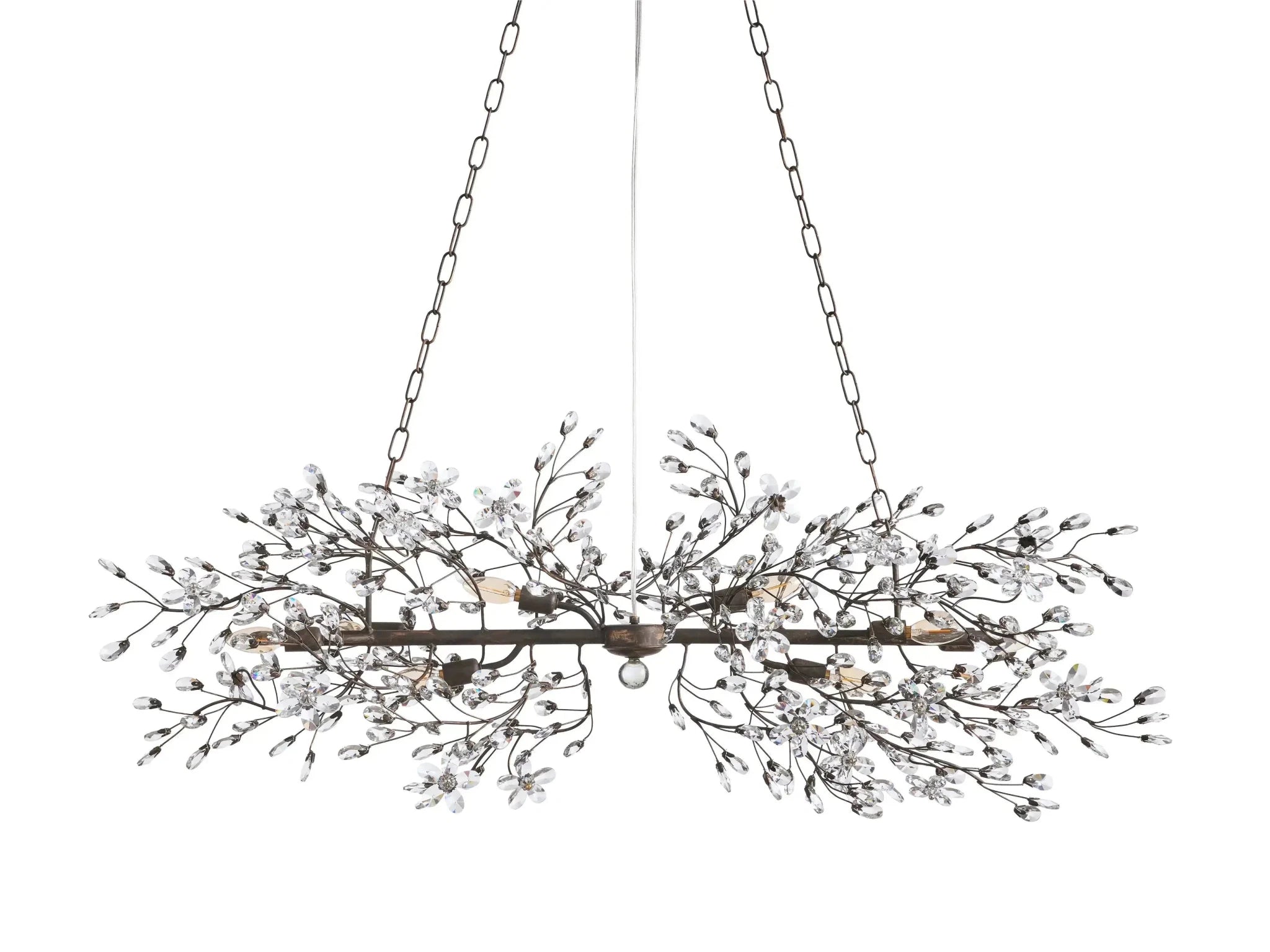 Fiore Linear Chandelier 43''51''68'' - GILDLAMPS