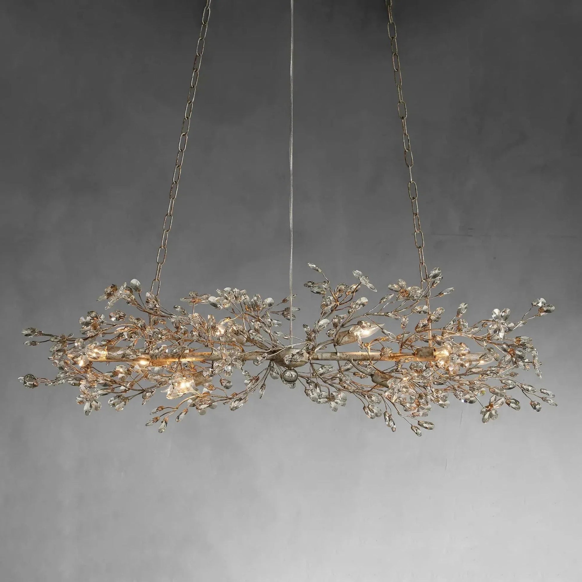Fiore Linear Chandelier 43''51''68'' - GILDLAMPS