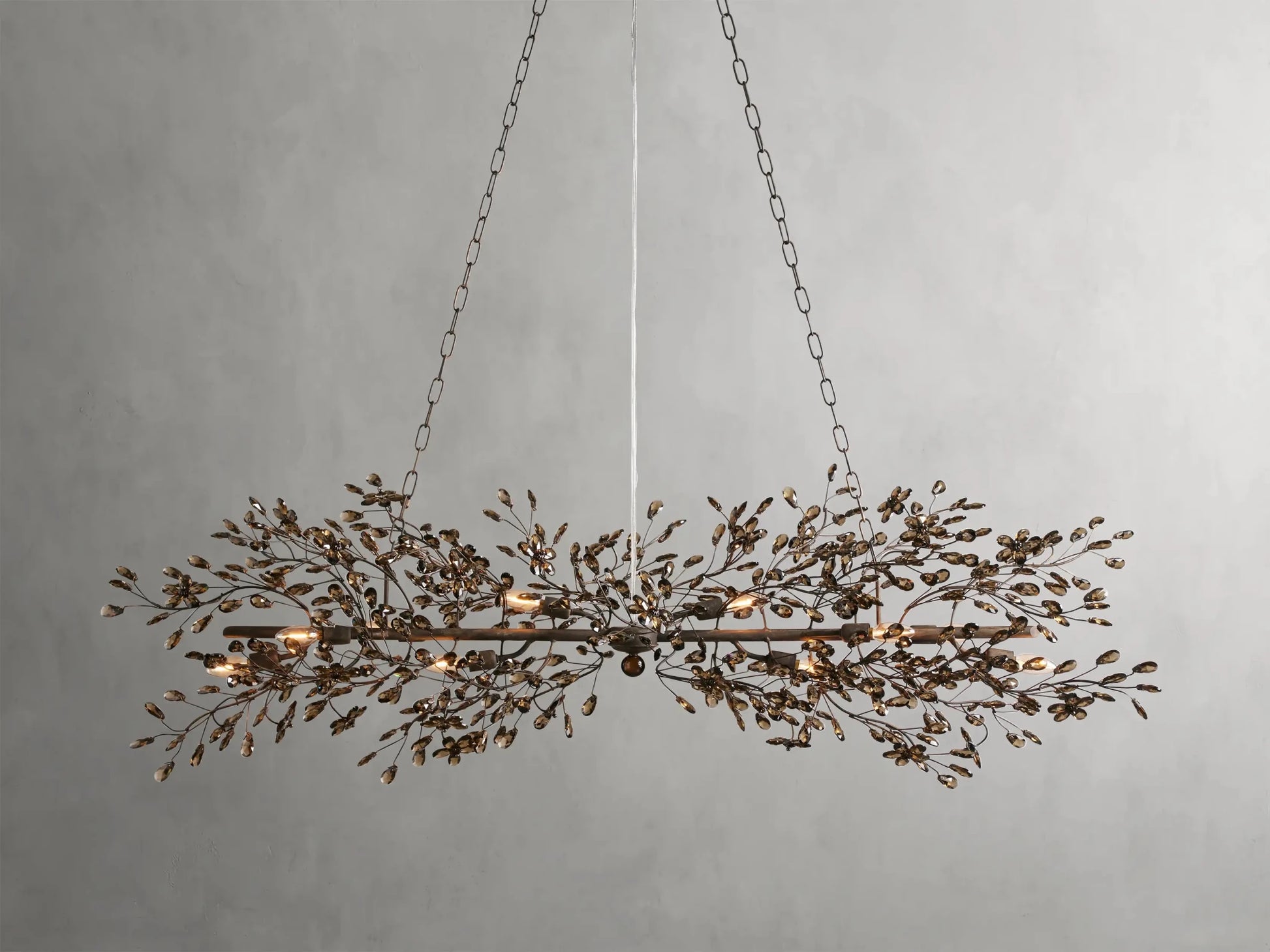 Fiore Linear Chandelier 43''51''68'' - GILDLAMPS