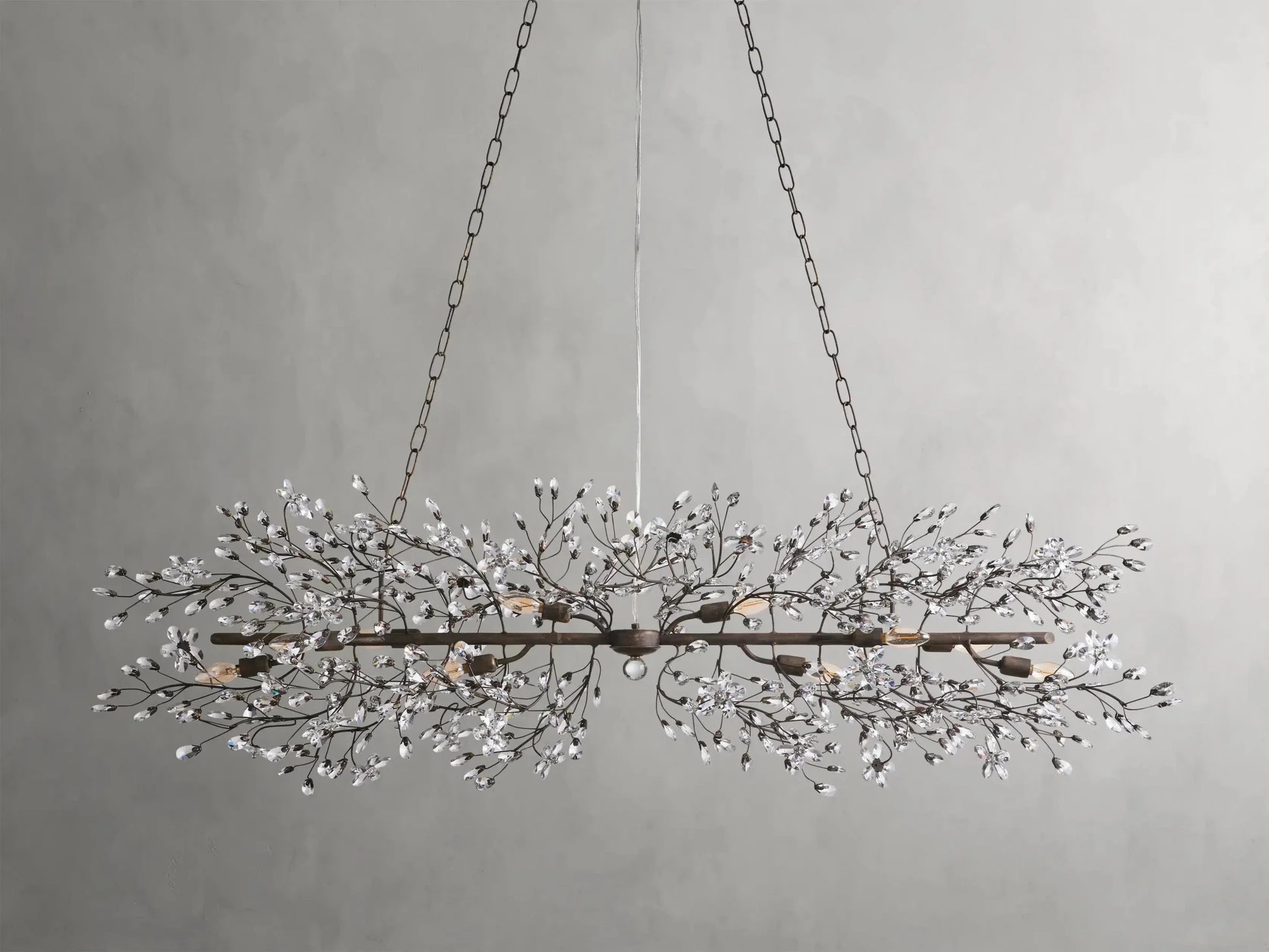Fiore Linear Chandelier 43''51''68'' - GILDLAMPS