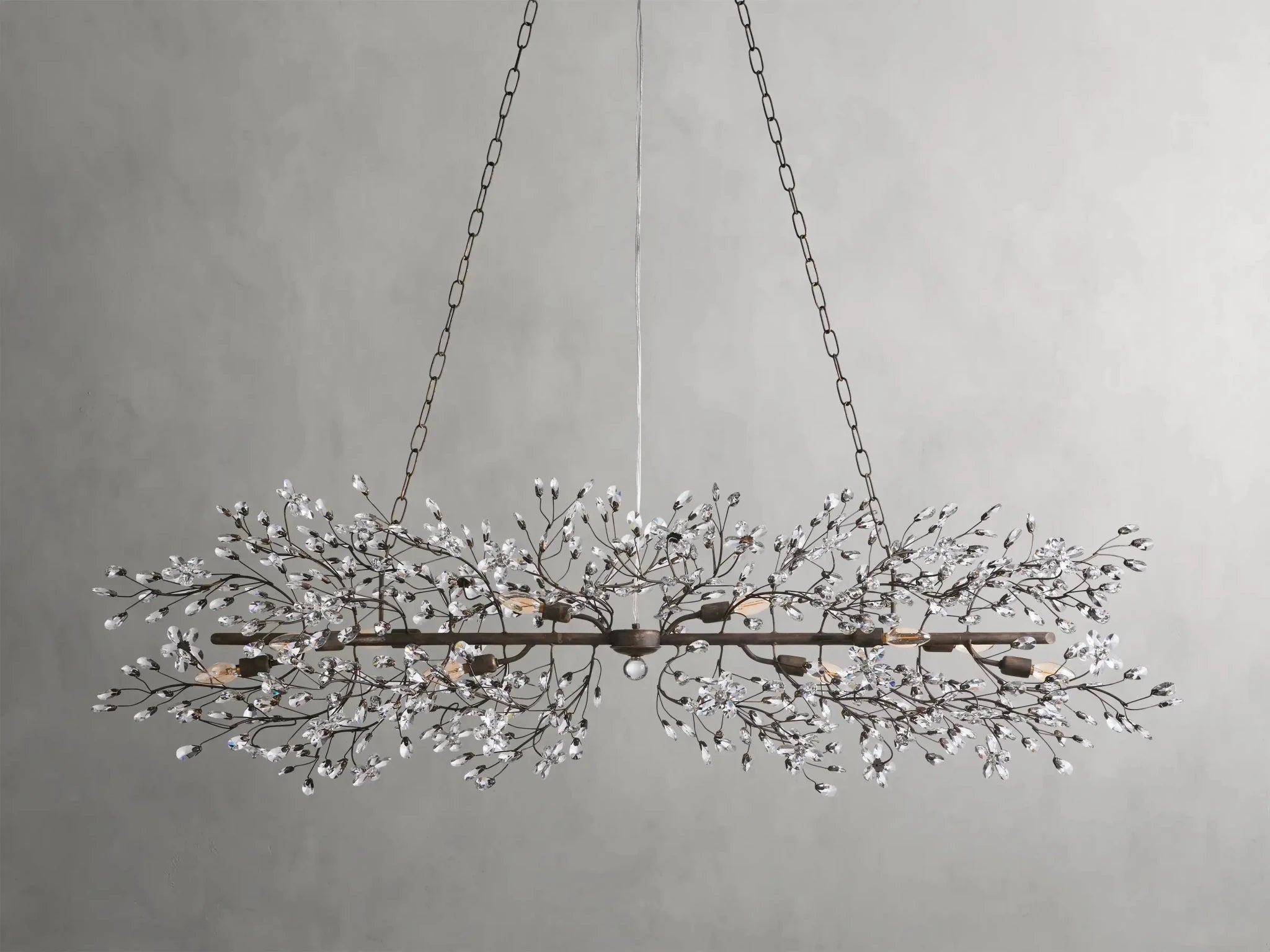 Fiore Linear Chandelier 43''51''68'' - GILDLAMPS