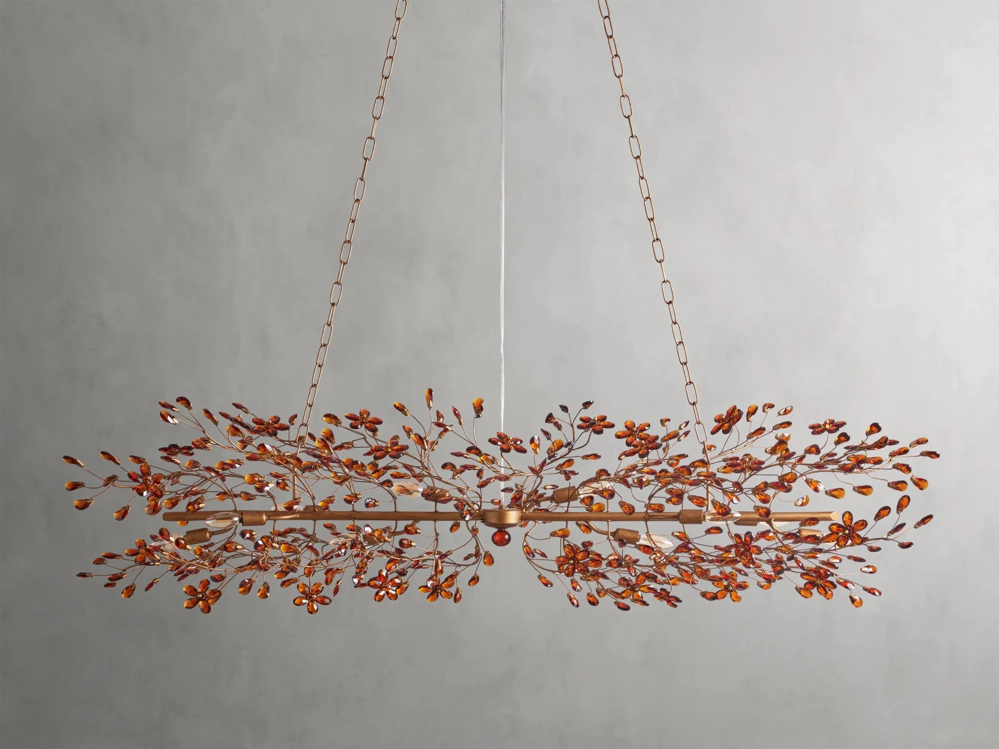 Fiore Linear Chandelier 43''51''68'' - GILDLAMPS