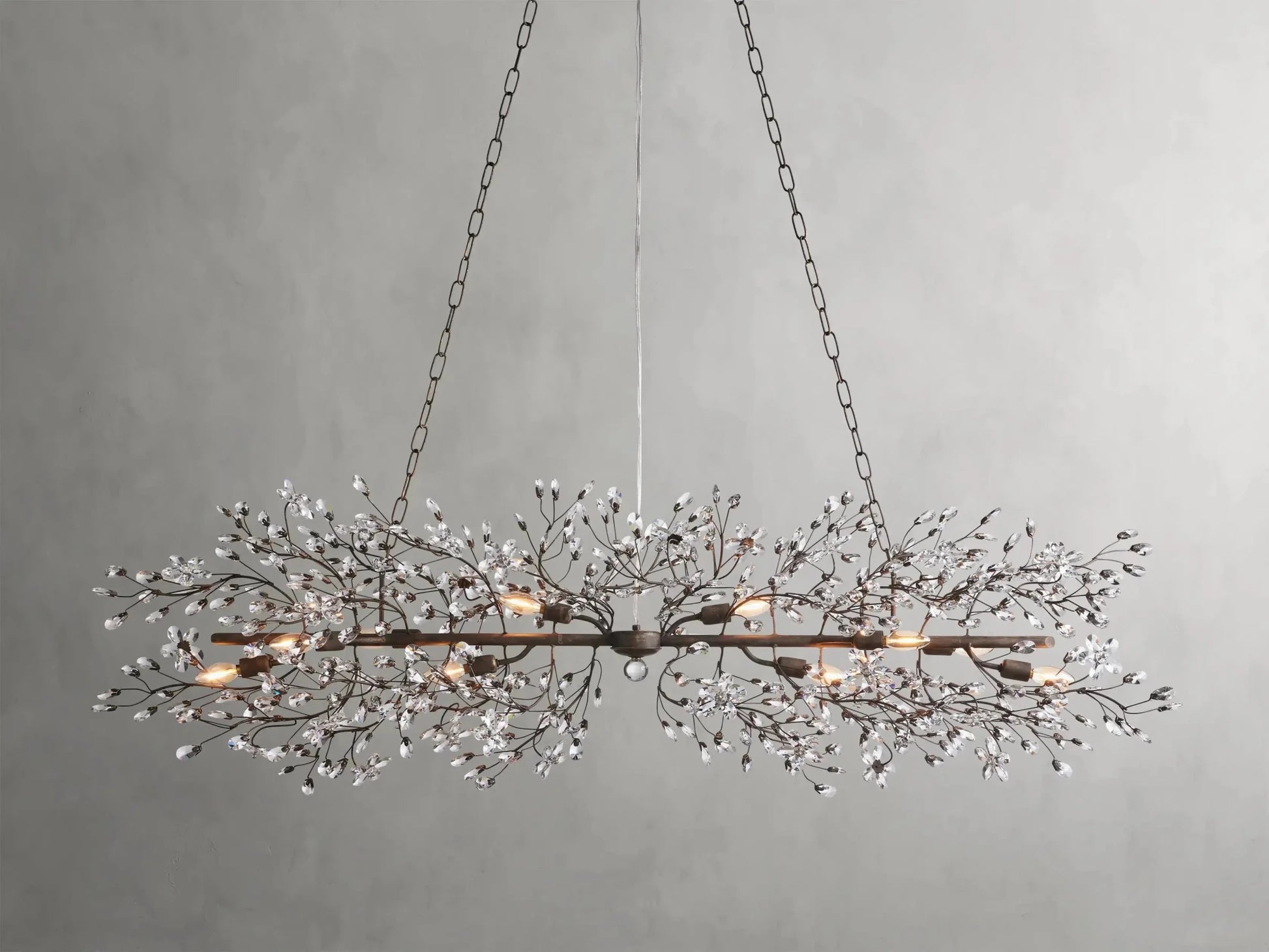 Fiore Linear Chandelier 43''51''68'' - GILDLAMPS