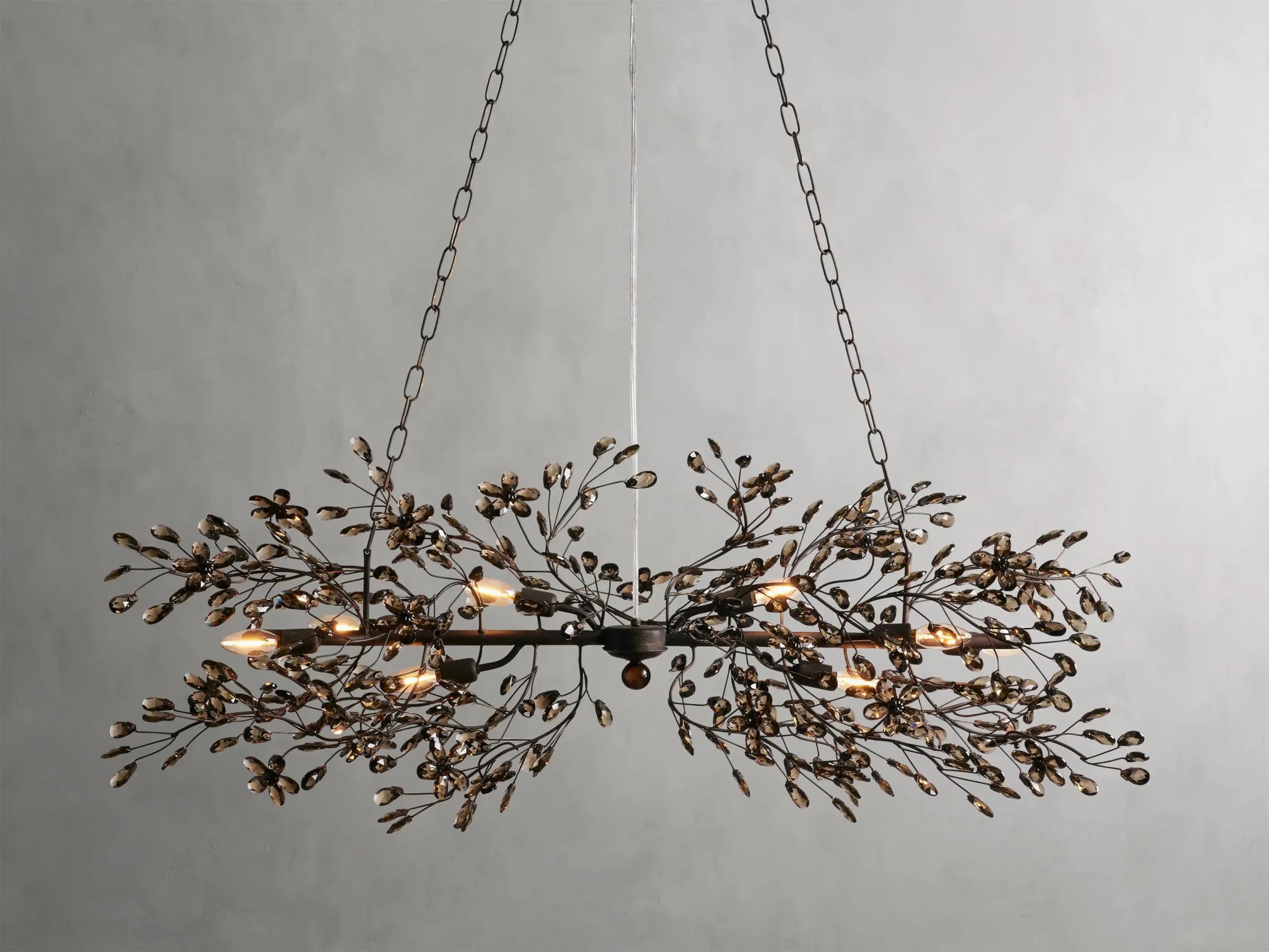 Fiore Linear Chandelier 43''51''68'' - GILDLAMPS