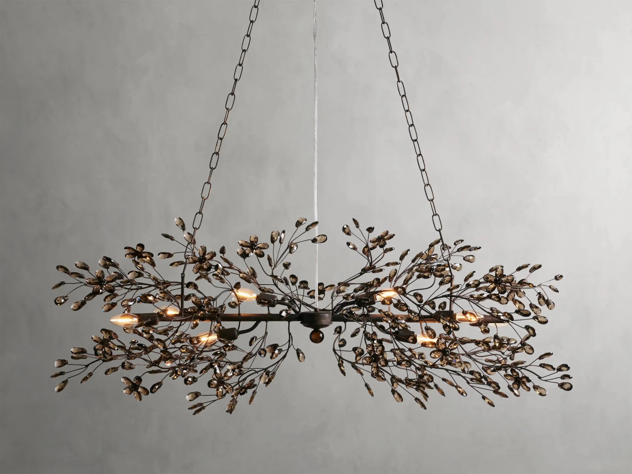Fiore Linear Chandelier 43''51''68'' - GILDLAMPS
