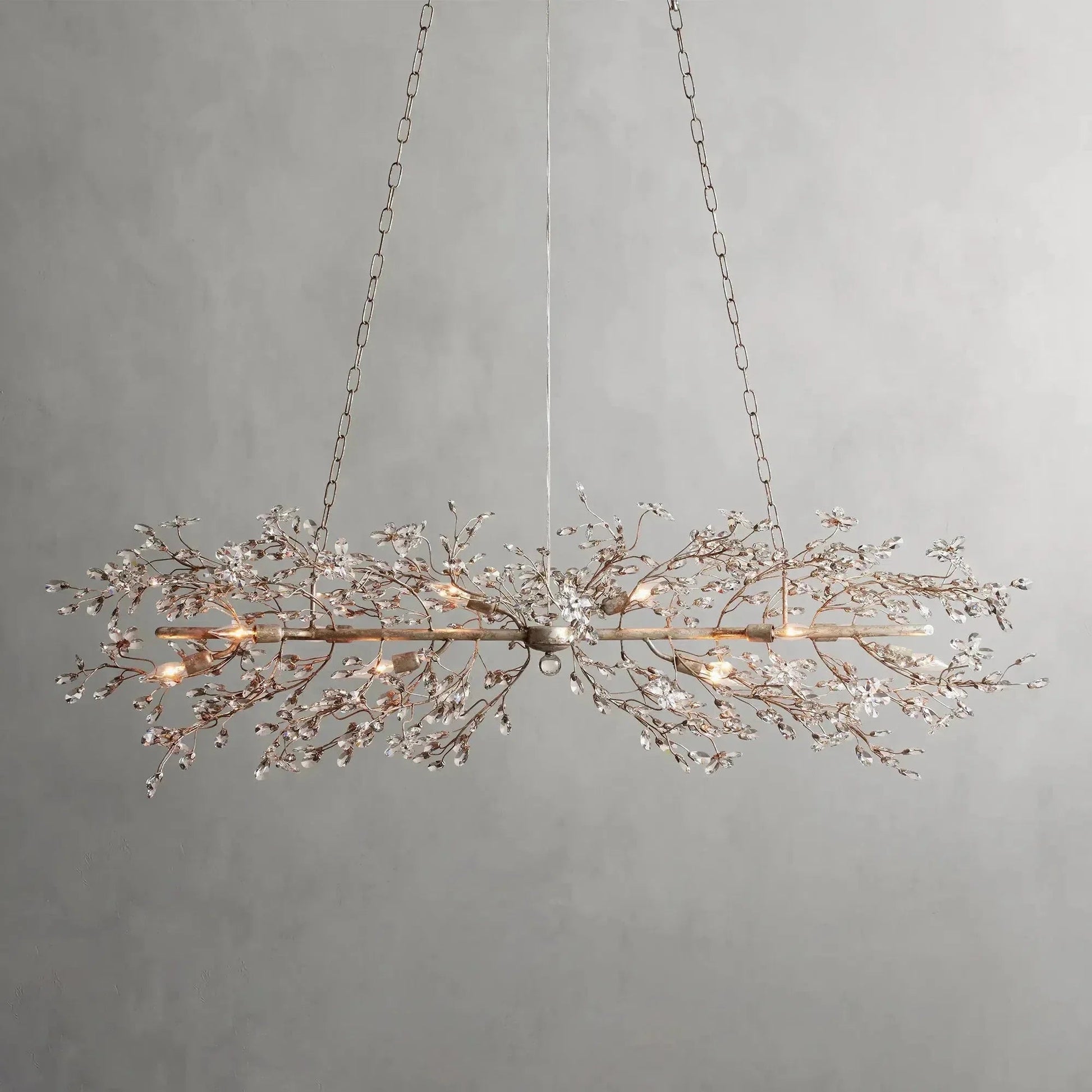 Fiore Linear Chandelier 43''51''68'' - GILDLAMPS