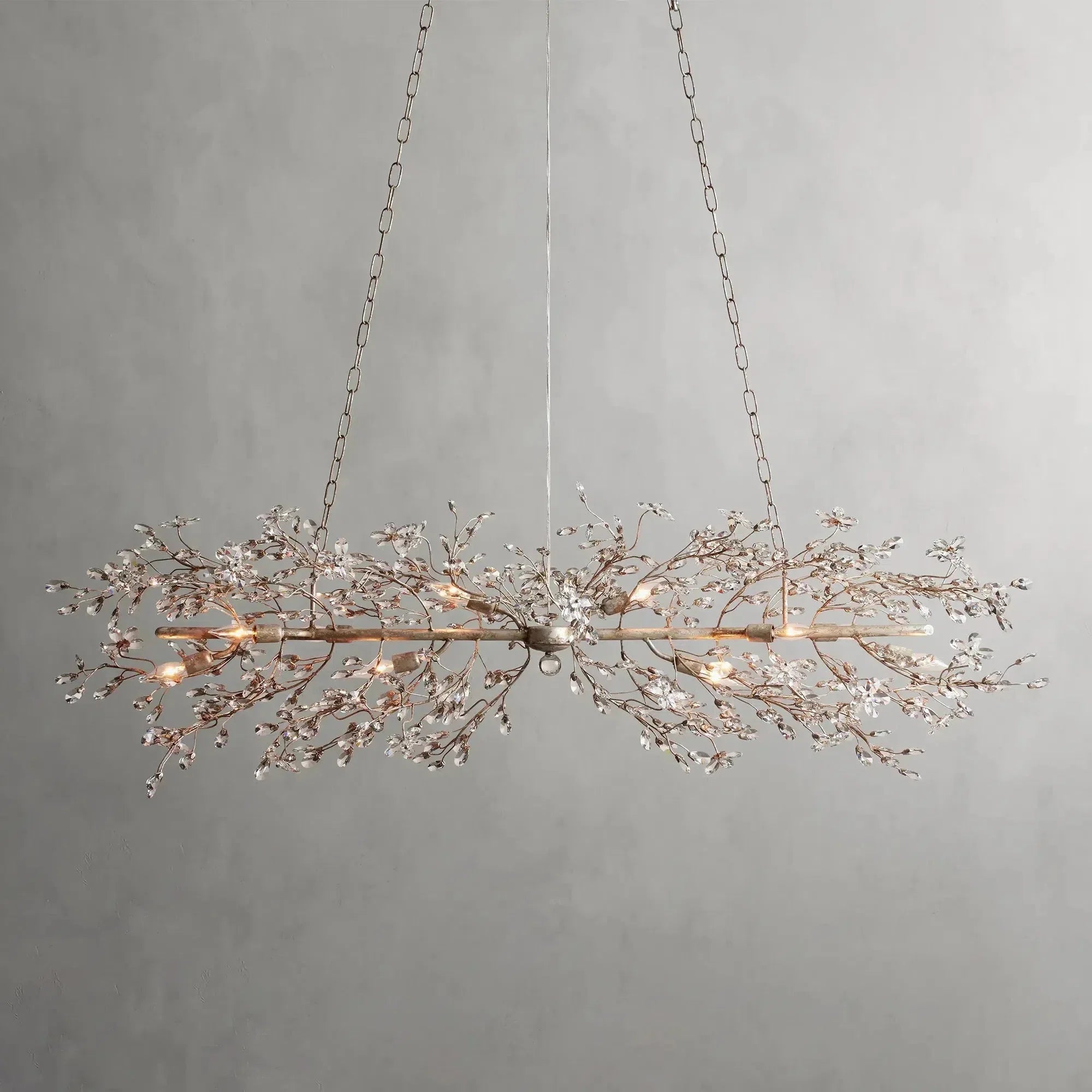 Fiore Linear Chandelier 43''51''68'' - GILDLAMPS