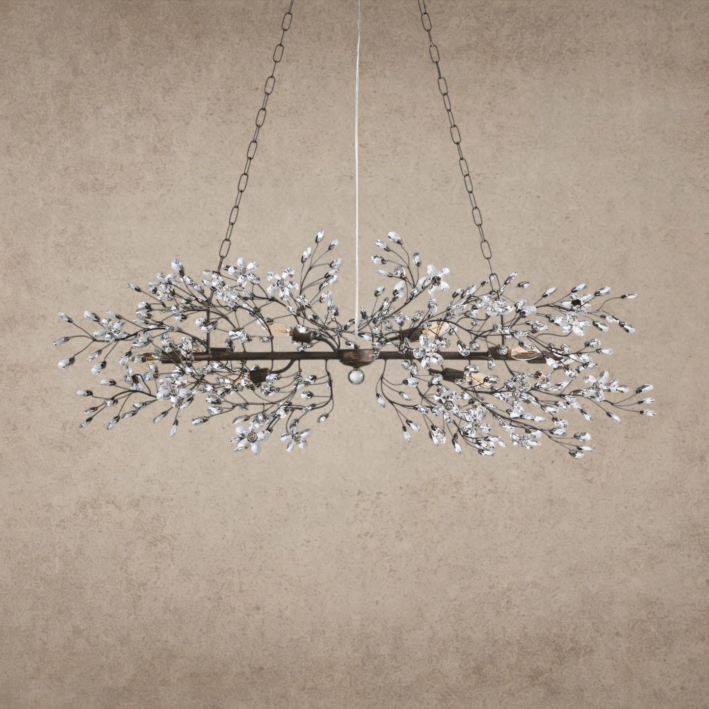 Fiore Linear Chandelier 51 inch, 68 inch
