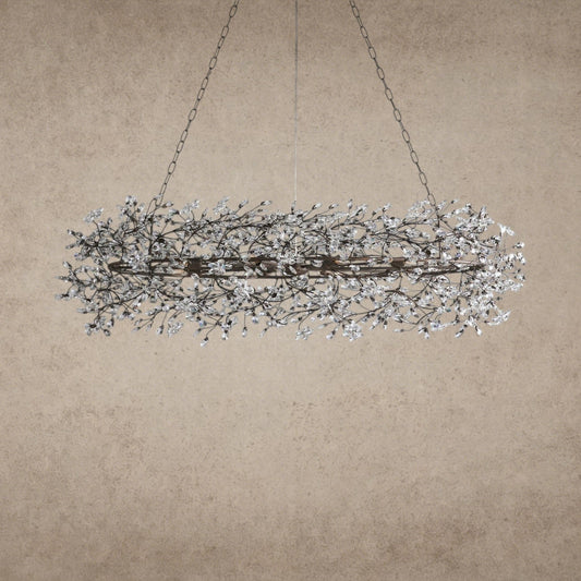 Fiore Oval Chandelier 62 inch, 74 inch