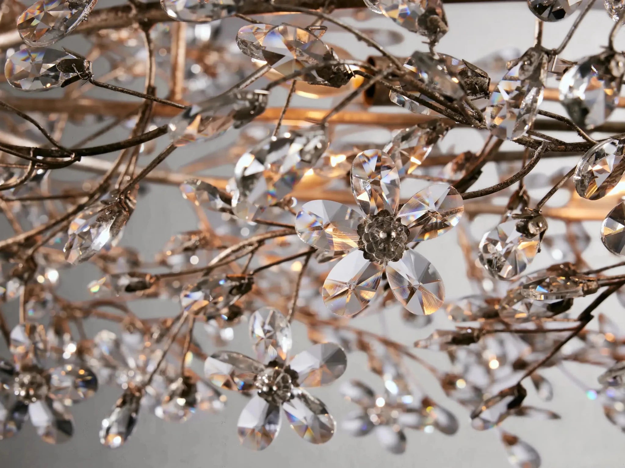 Fiore Oval Chandelier 62''74'' - GILDLAMPS