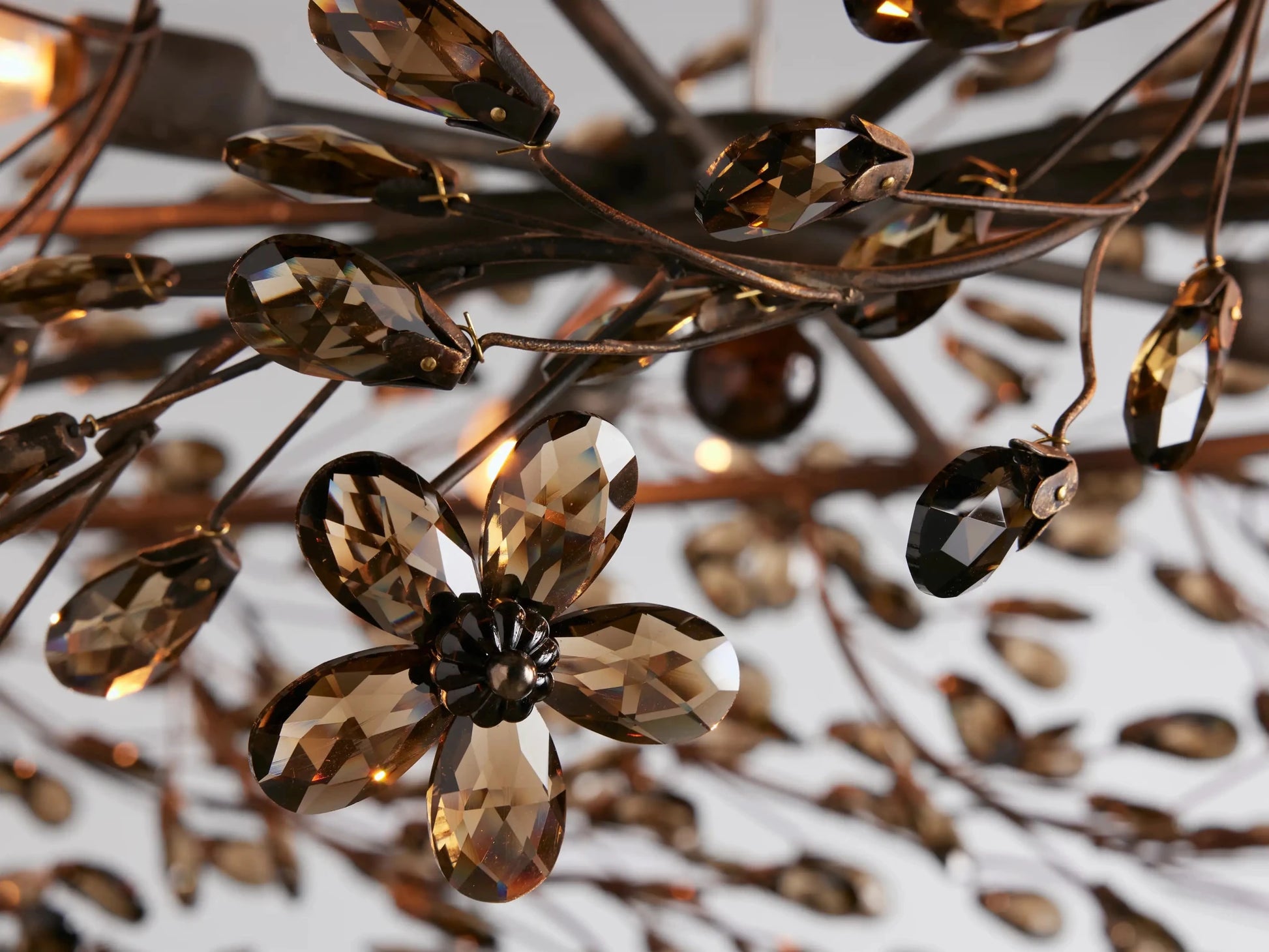 Fiore Oval Chandelier 62''74'' - GILDLAMPS