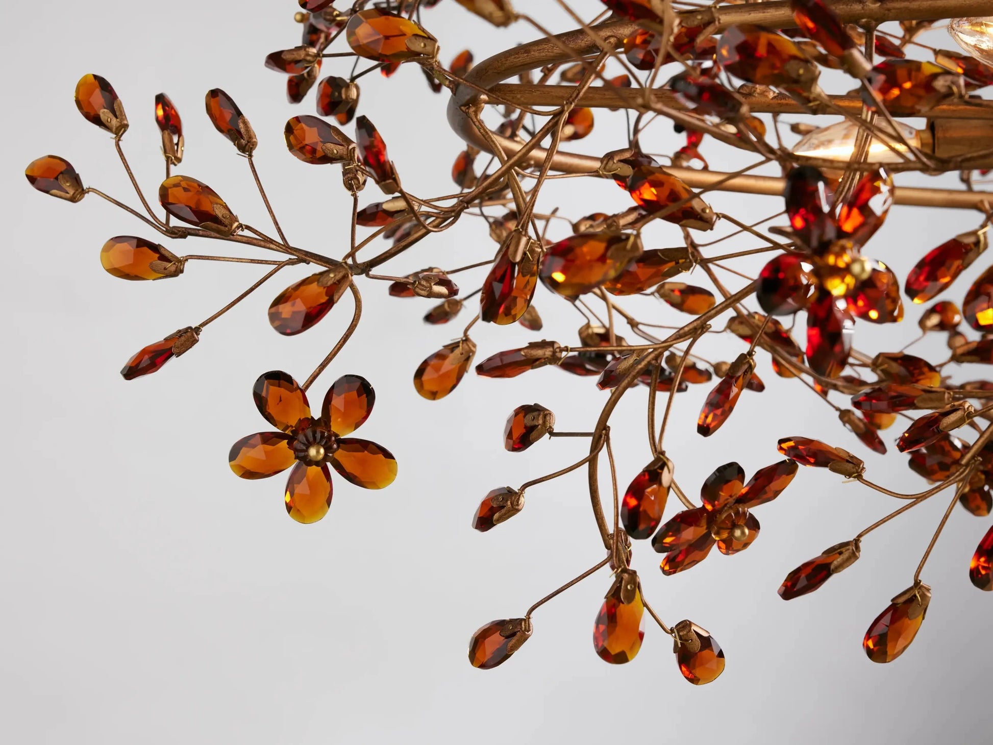 Fiore Oval Chandelier 62''74'' - GILDLAMPS