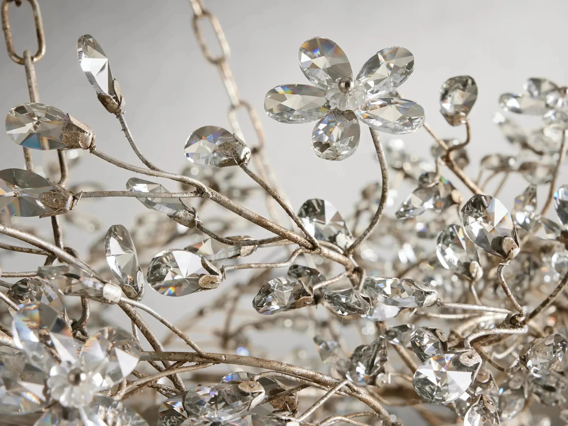 Fiore Oval Chandelier 62''74'' - GILDLAMPS