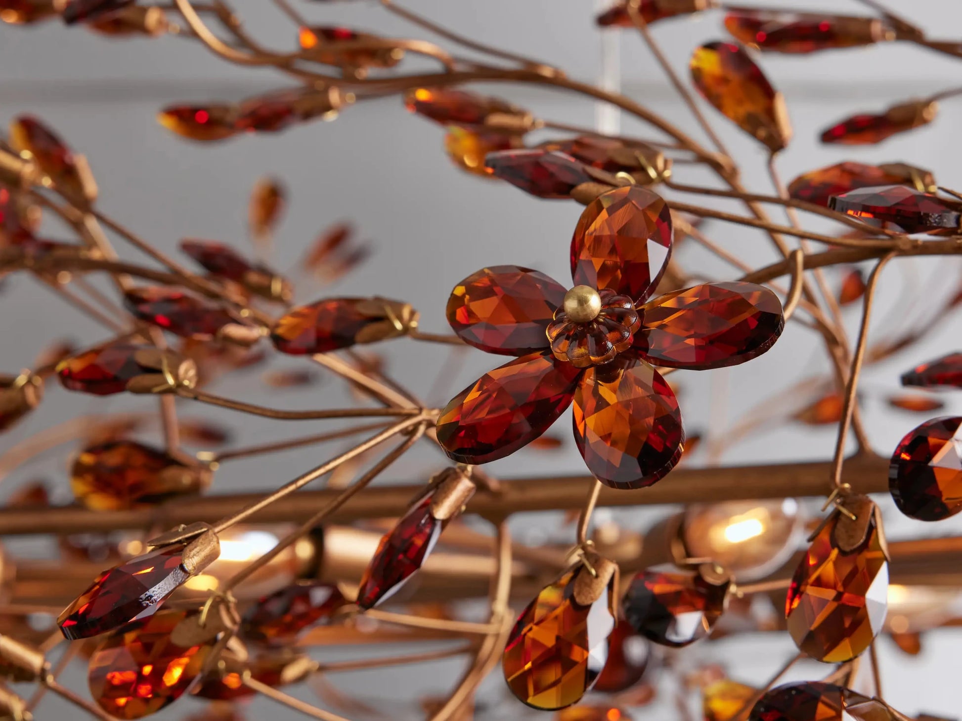 Fiore Oval Chandelier 62''74'' - GILDLAMPS