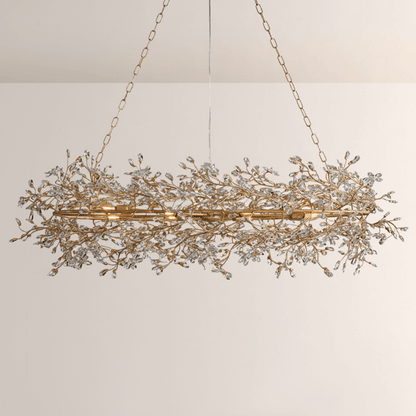 Fiore Oval Chandelier - GILDLAMPS