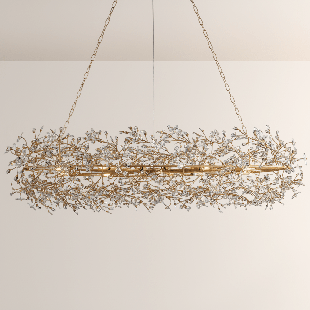 Fiore Oval Chandelier - GILDLAMPS