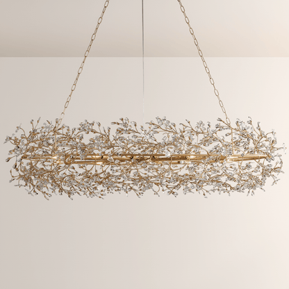 Fiore Oval Chandelier - GILDLAMPS