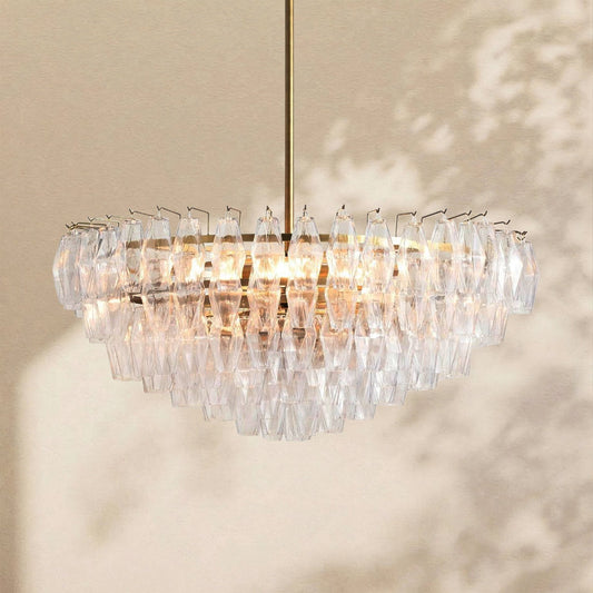 Florence Glass Round Chandelier - GILDLAMPS