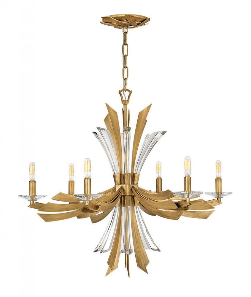 Vida Medium Single-Tier Chandelier | Elegant Modern Lighting Fixture