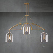 Fulcram Linear Chandelier 61" 3 Lights - GILDLAMPS