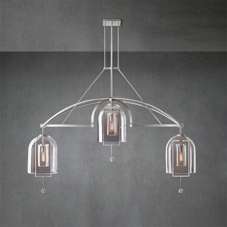 Fulcram Linear Chandelier 73" 3-Lights - GILDLAMPS