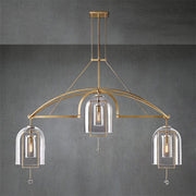 Fulcram Linear Chandelier 85" 3-Lights - GILDLAMPS