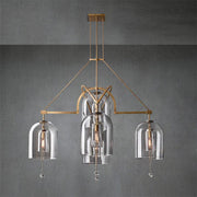 Fulcram Round Chandelier 61" 5-Lights - GILDLAMPS