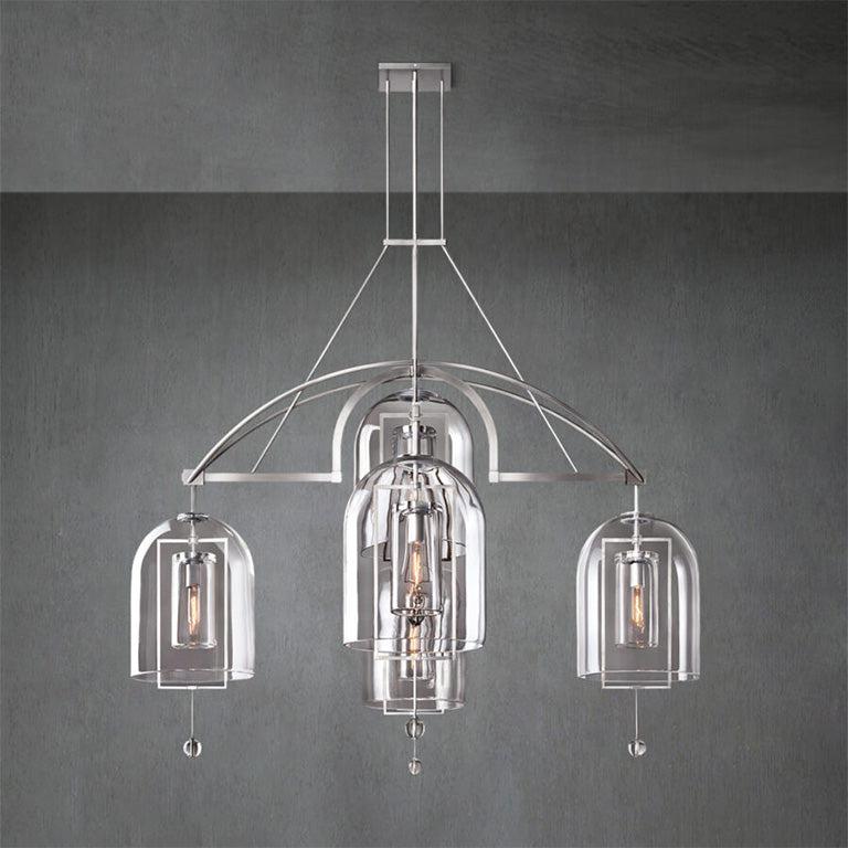 Fulcram Round Chandelier 61" 5-Lights - GILDLAMPS