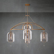 Fulcram Round Chandelier 73" 5-Lights - GILDLAMPS