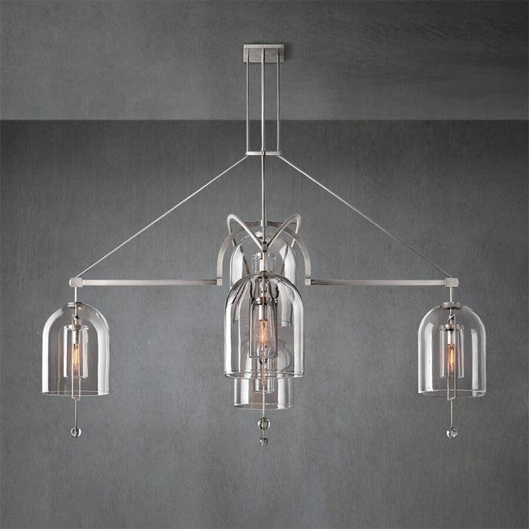 Fulcram Round Chandelier 85" -5 Lights - GILDLAMPS