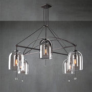 Fulcram Round Chandelier 85" -5 Lights - GILDLAMPS
