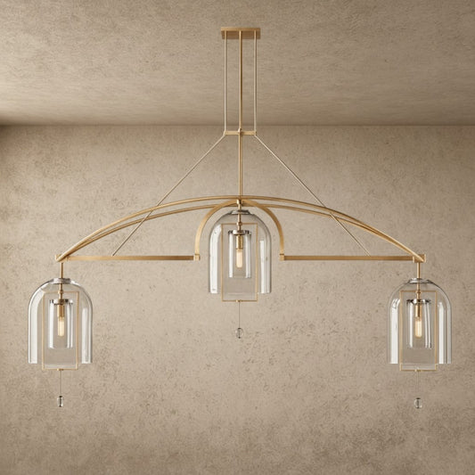 Fulcrum Grand Linear Chandelier 61 inch, 73 inch, 85 inch