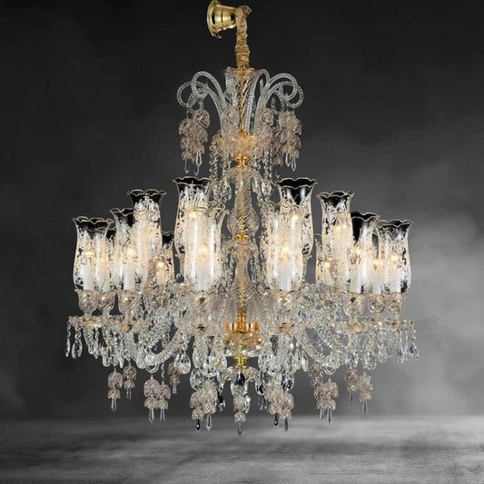 Garnier 18 - Lights Chandelier - GILDLAMPS