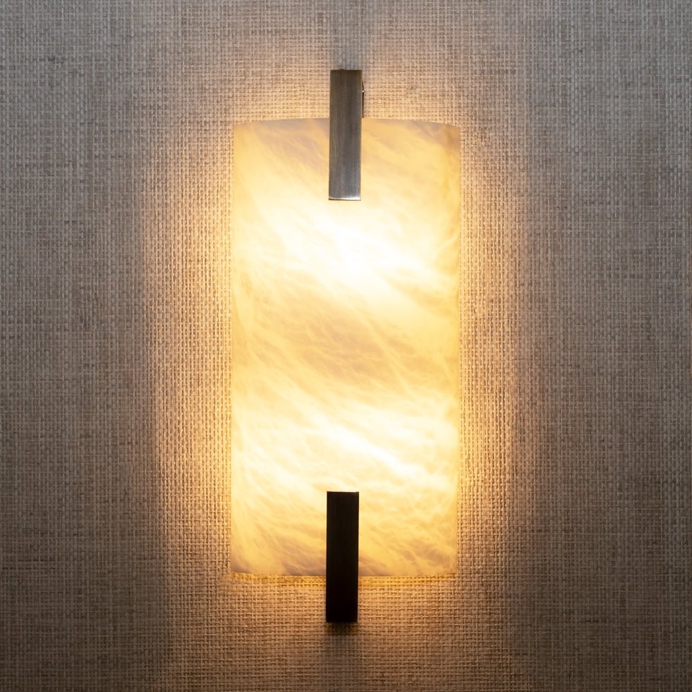 Garrett Alabaster Selene Wall Sconce - GILDLAMPS