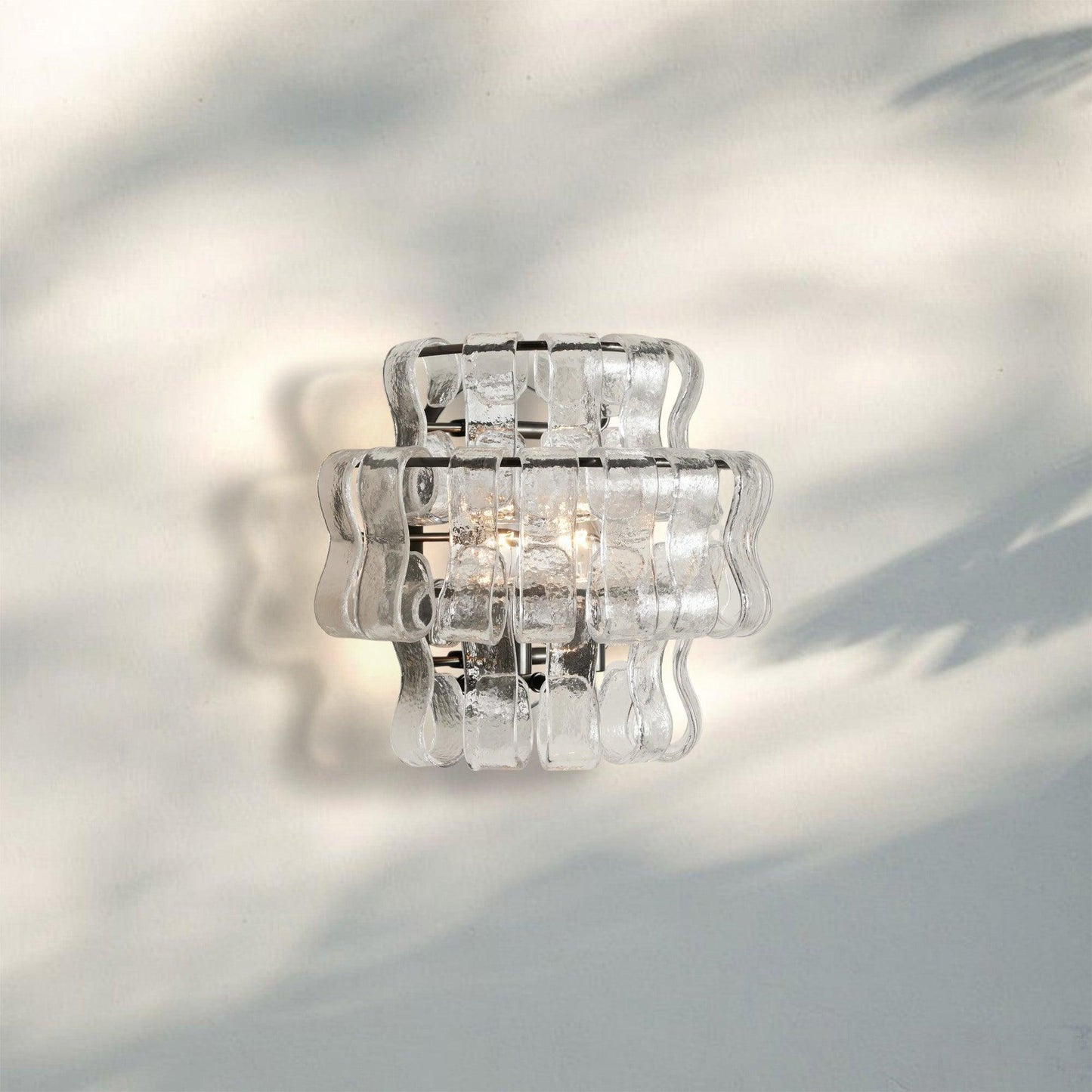 Ghiaccio Glass Wall Sconce - GILDLAMPS
